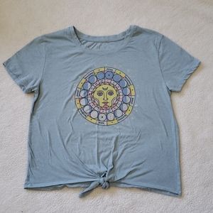 ZOE + LIV tie waist top